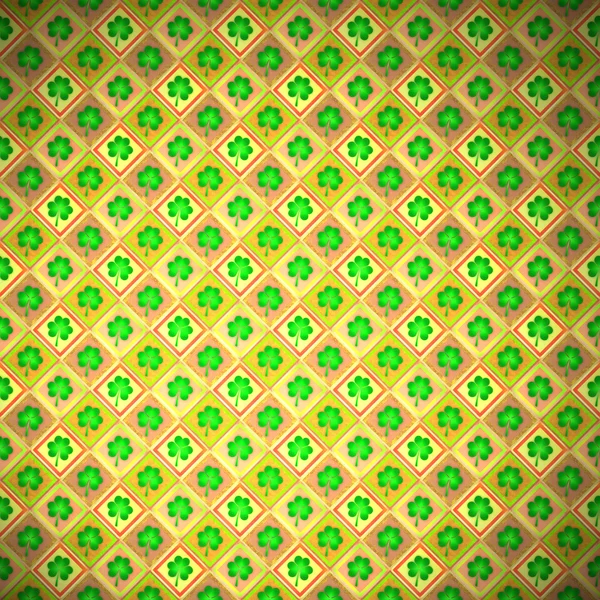 Shamrock Paper, wrapping paper, witch clover — Stock Photo, Image