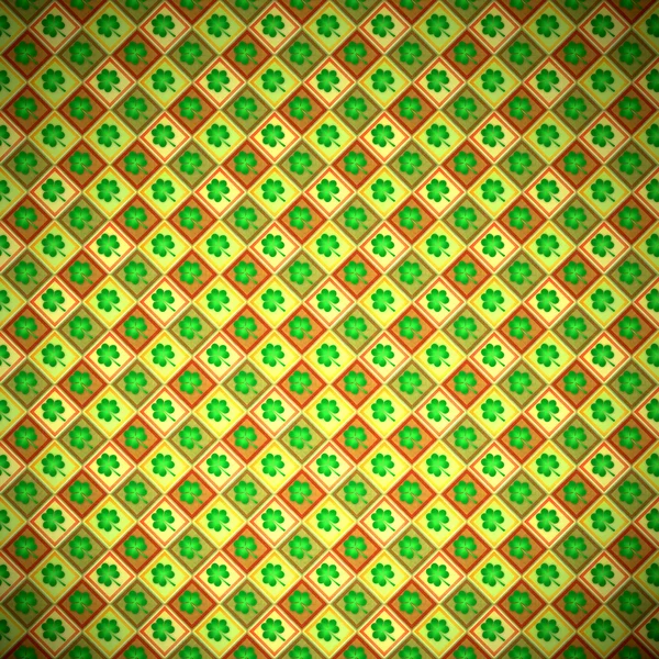 Shamrock Paper, wrapping paper, witch clover — Stock Photo, Image