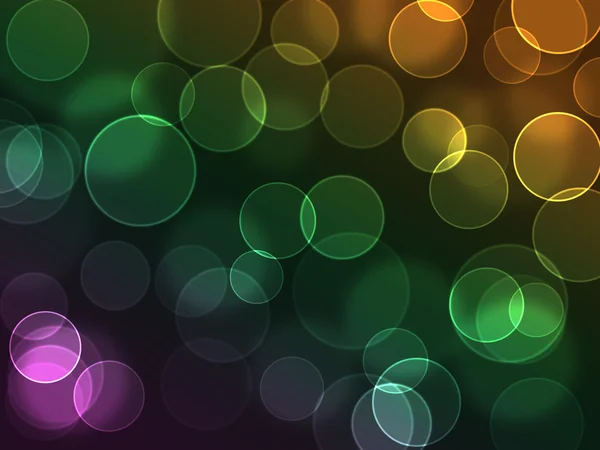 Color Bokeh against a dark background for use at graphic design — Stock Photo, Image