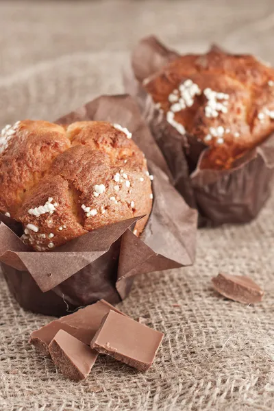 Appetiying muffins on the table. — Stock Photo, Image