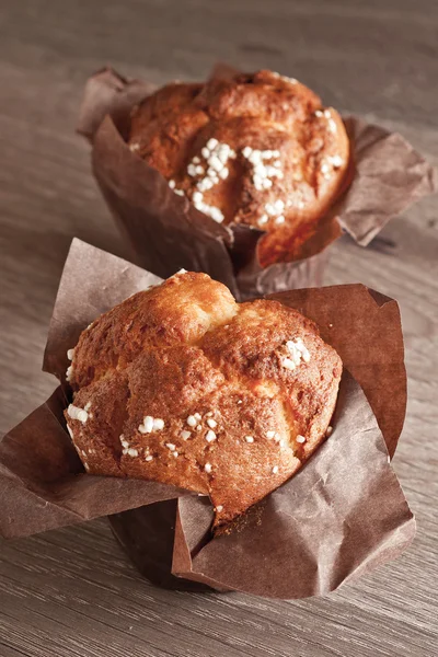 Appetiying muffins on the table. — Stock Photo, Image