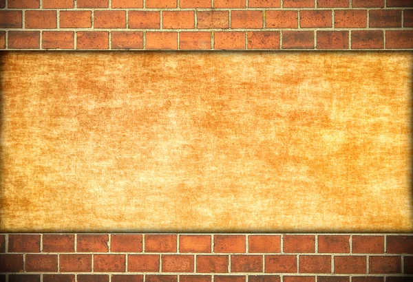 Brick and plaster wall. — Stock Photo, Image