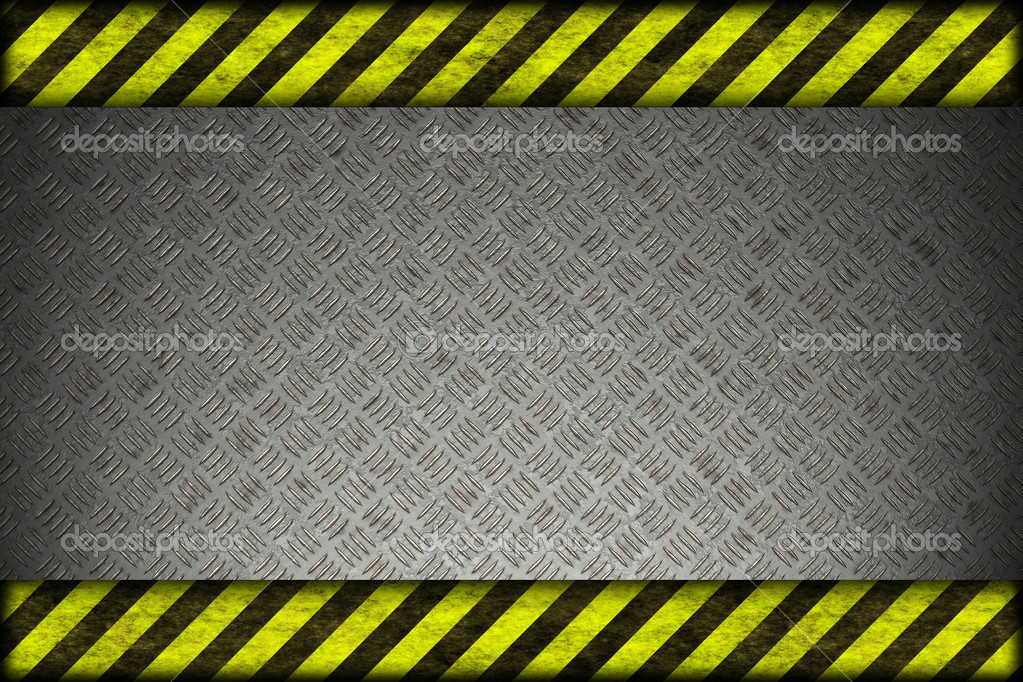 Black and yellow warning Hazard background. warning lines, black and
