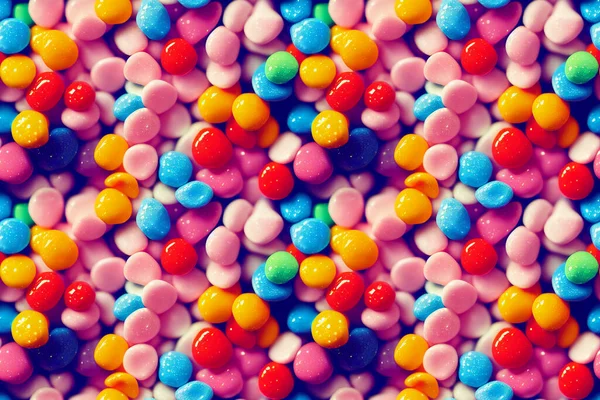 Tapete Mit Süßigkeiten Und Lutschern — Stockfoto