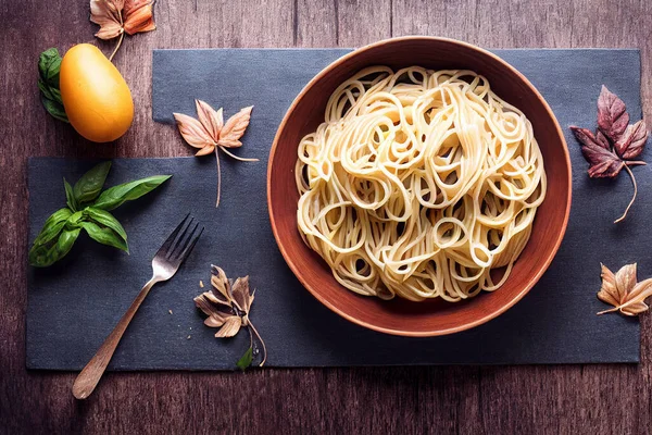 Preparado Deliciosa Pasta Plato Cocina Italiana — Foto de Stock