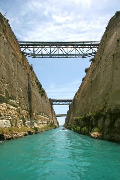 Canal de Corinto, Grecia — Foto de Stock