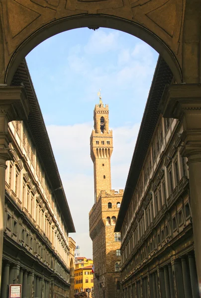 Palazzo vecchio (starego pałacu), który jest ratusz w Florencja, Włochy — Zdjęcie stockowe