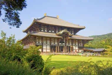 büyük Buda salonu todai-ji, nara, Japonya.