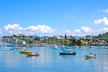 Noumea harbour, Yeni Kaledonya, Güney Pasifik.