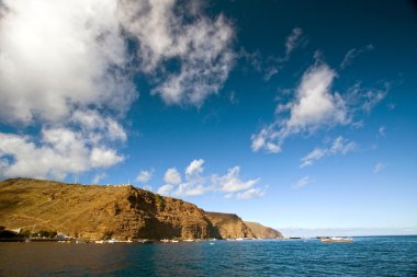 jamestown, st helena dışında james Körfezi'st Helena kıyı şeridi.