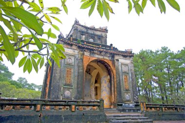 tu duc mezarı, hue, vietnam, Güney Doğu Asya binalardan biri.
