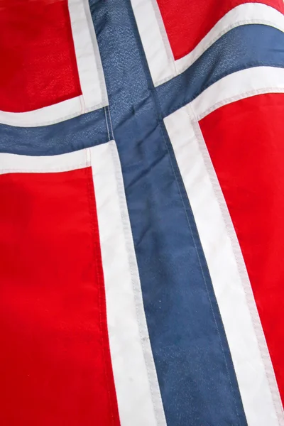 Norweigian flag — 图库照片