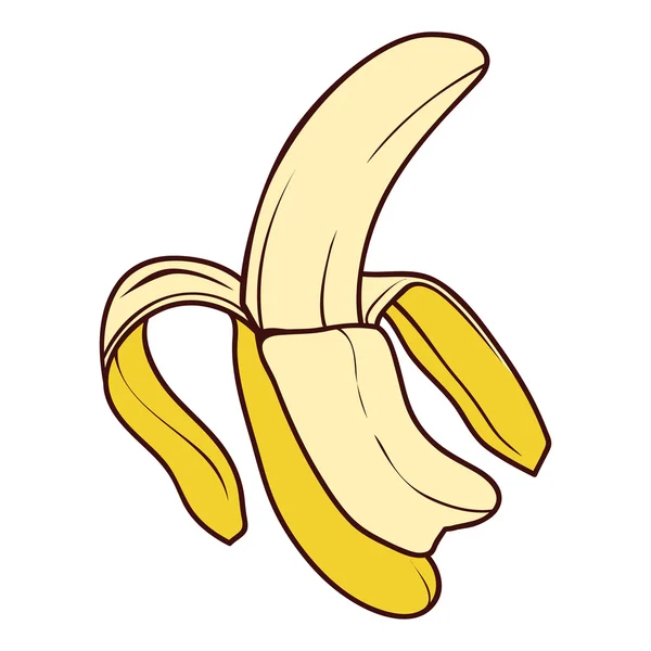 Illustrazione vettoriale della banana. — Vettoriale Stock