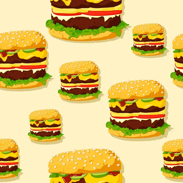 Burger texture transparente . — Image vectorielle