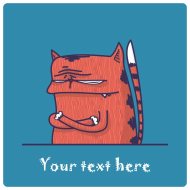 Karikatür kedi karakteri