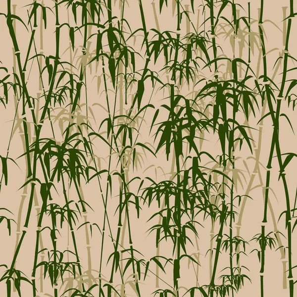 Bamboe naadloze textuur. — Stockvector