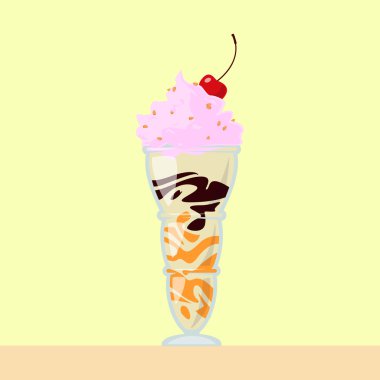 milkshake kiraz ile.