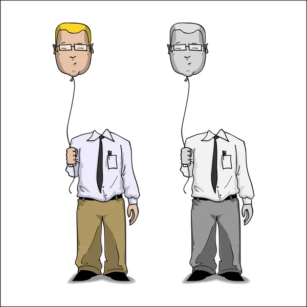 Cartoon businessmen. — Stock Vector
