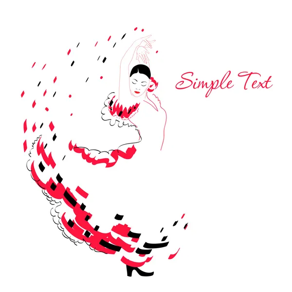 Flamenko Dansçısı.