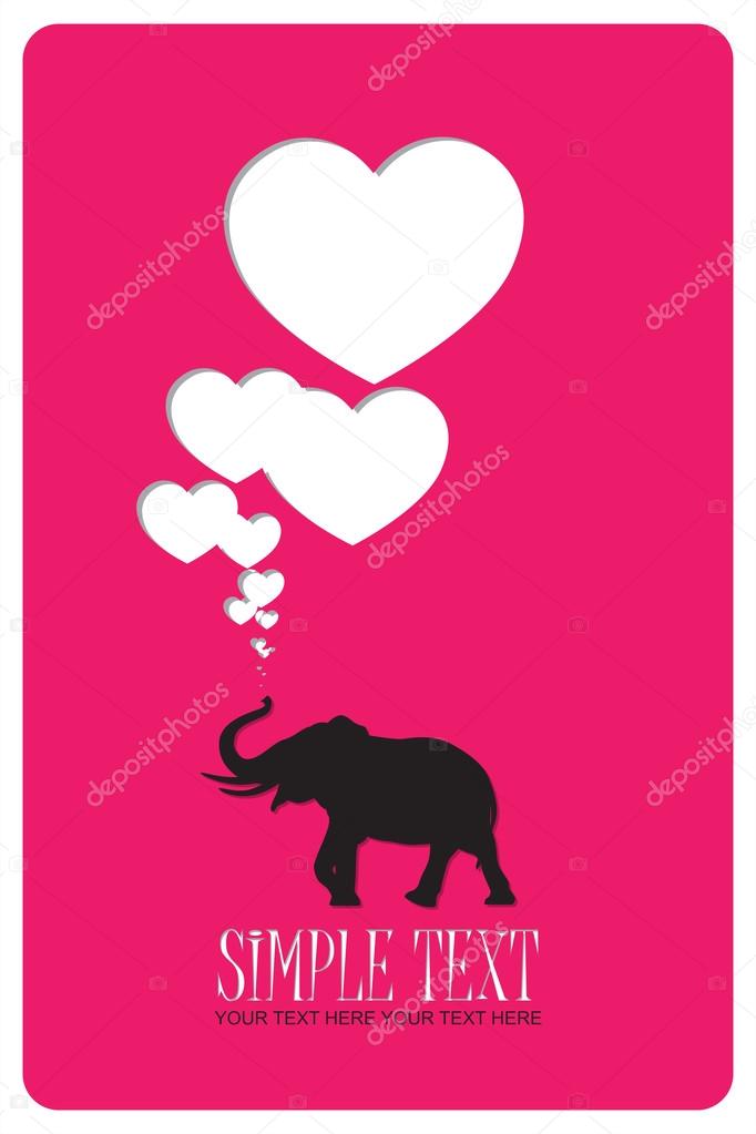 Emma The Elephants Speaking On Her Cellphone and A Stove In The Kitche –  Clipart Cartoons By VectorToons