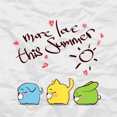 komik karikatür köpek, kedi ve fare.