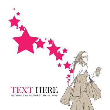 Funny bunny sorunsuz doku. vektör çizim.