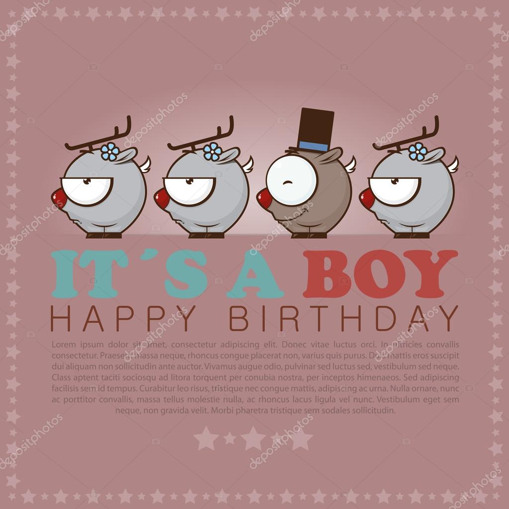 Joyeux Anniversaire Drole Carte De Vœux Avec Des Cerfs De Bande Dessinee Mignon Image Vectorielle R Lion O C Joyeux Anniversaire Drole Carte De Vœux Avec Des Cerfs De Bande Dessinee Mignon Image Vectorielle R Lion O C