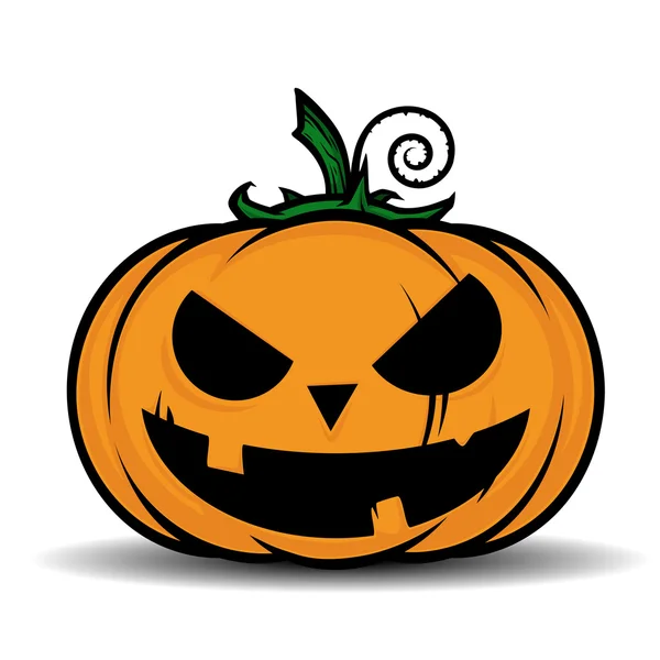 Calabaza de Halloween de dibujos animados . — Vector de stock