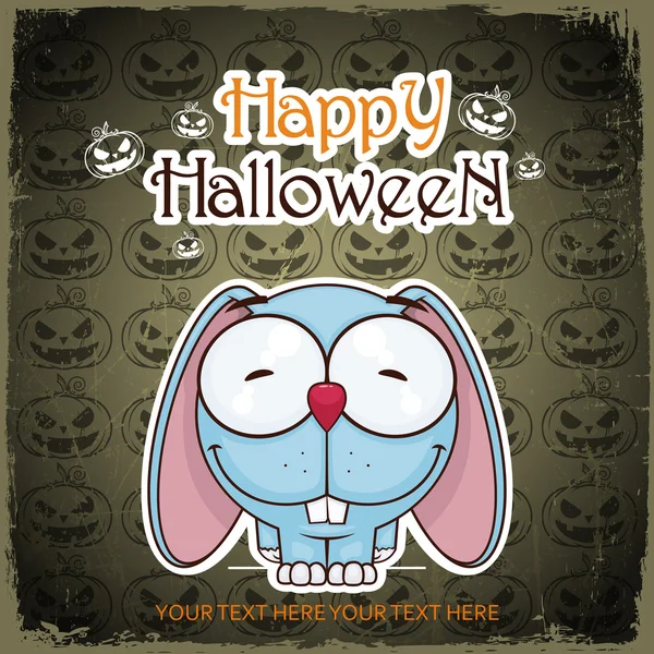 Halloween greeting card — Stock Vector