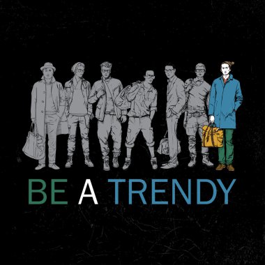 trendy poster şık beyler ile