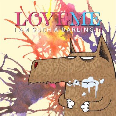 komik karikatür kurt