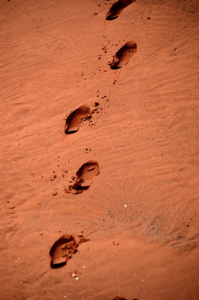 Red Sand Footprints