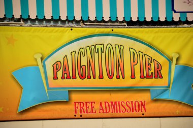 Paignton Pier Sign clipart