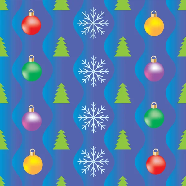 Hintergrund für weihnachtliches Geschenkpapier — Stockvektor