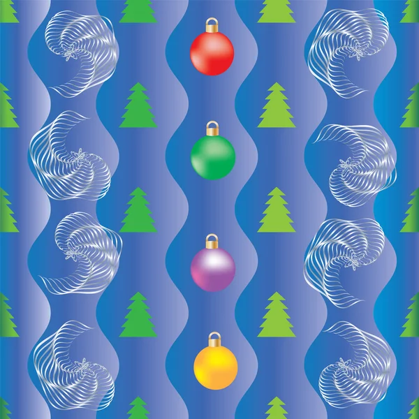 Contexte, papier d'emballage de Noël — Image vectorielle