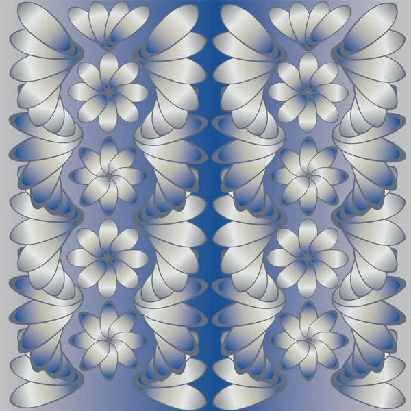 Fond, gris et bleu — Image vectorielle