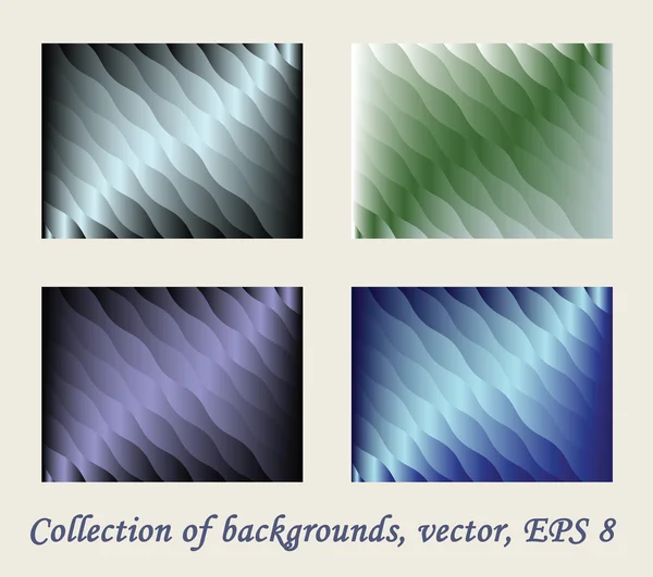Collection of the backgrounds — Stock Vector