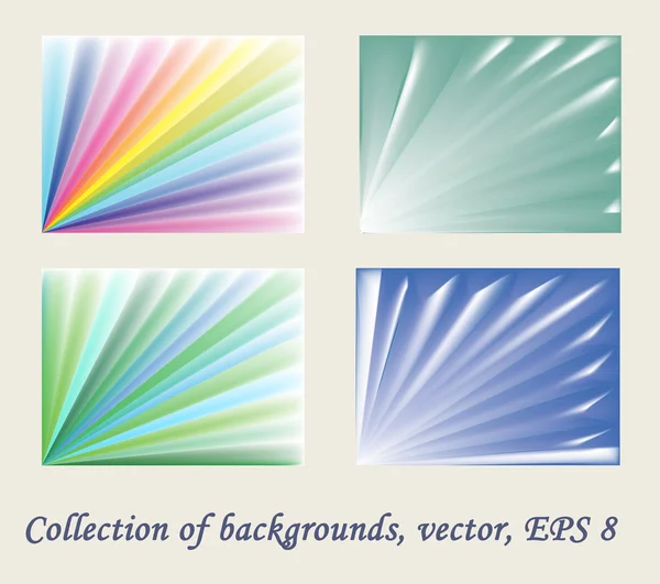 Collection of the backgrounds — Stock Vector