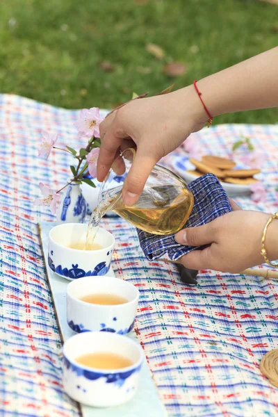 Ceremonia ceaiului japonez — Fotografie, imagine de stoc