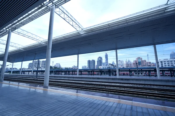 现代火车站 — 图库照片