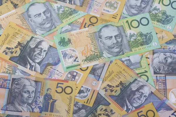 Nahaufnahme der australischen Währung — Stockfoto