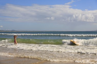 Avustralya noosa kıyı şeridi