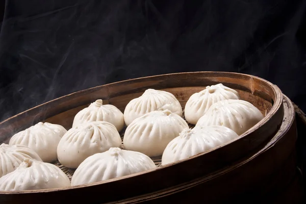 Chinese food, steamed bun — Stock Photo, Image