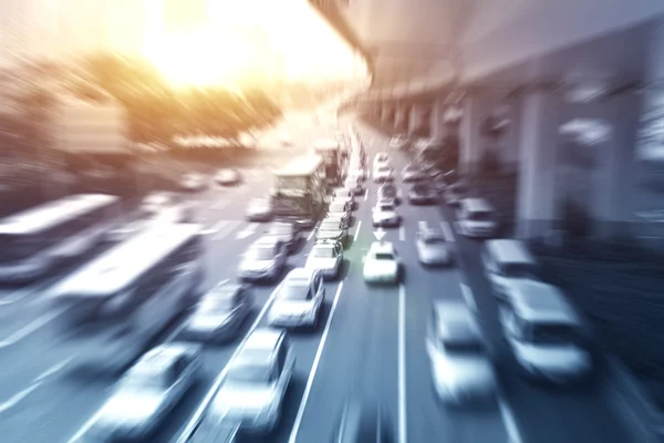 Car on the highway — Stock Photo, Image