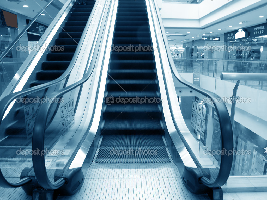 Mall escalator