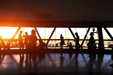 oryantal inci pencere insanlar Şangay