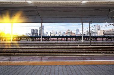 Modern tren istasyonu