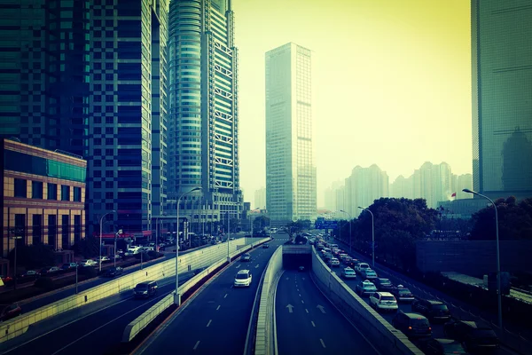 Shanghai edifício da cidade — Fotografia de Stock