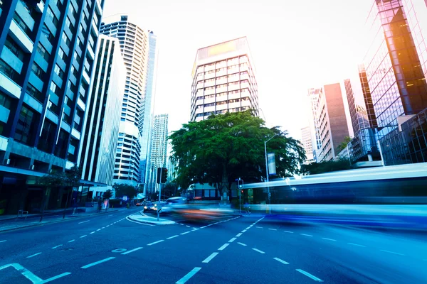 Brisbane city gatan — Stockfoto