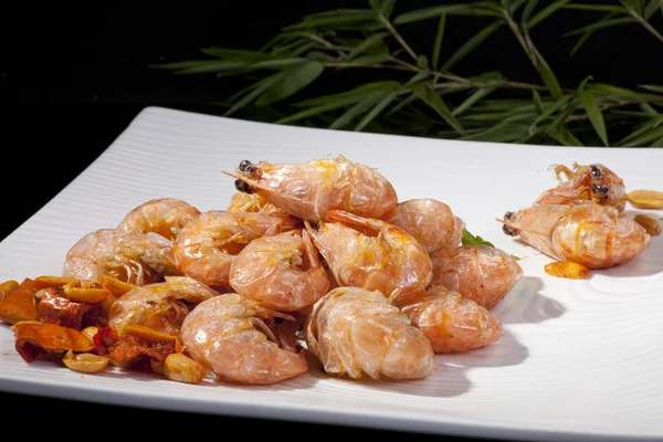 Fried prawns — Stock Photo, Image